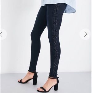 J Brand Maria Lace Up skinny